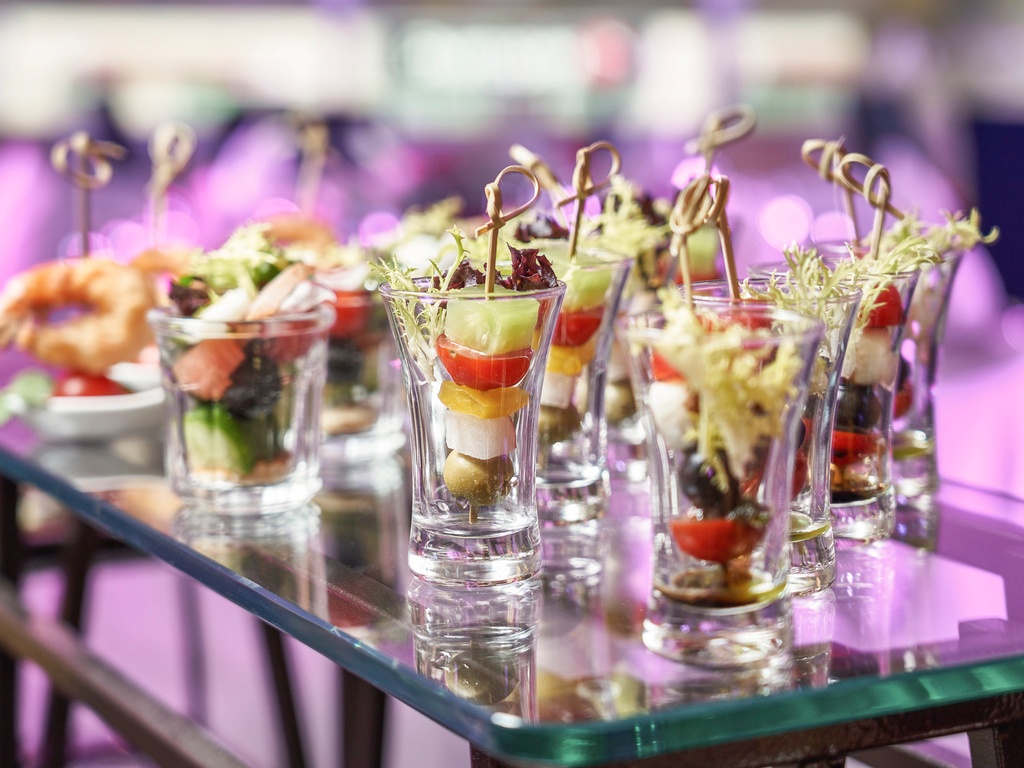 Канапе в рюмках "Фуршетное"