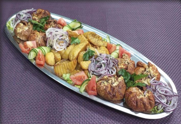 Мясное блюдо «Мешочек счастья»