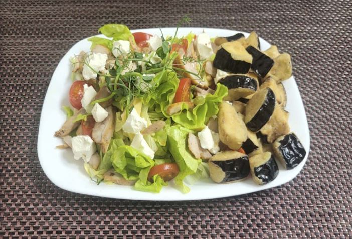 Салат «Хрустящий баклажан»