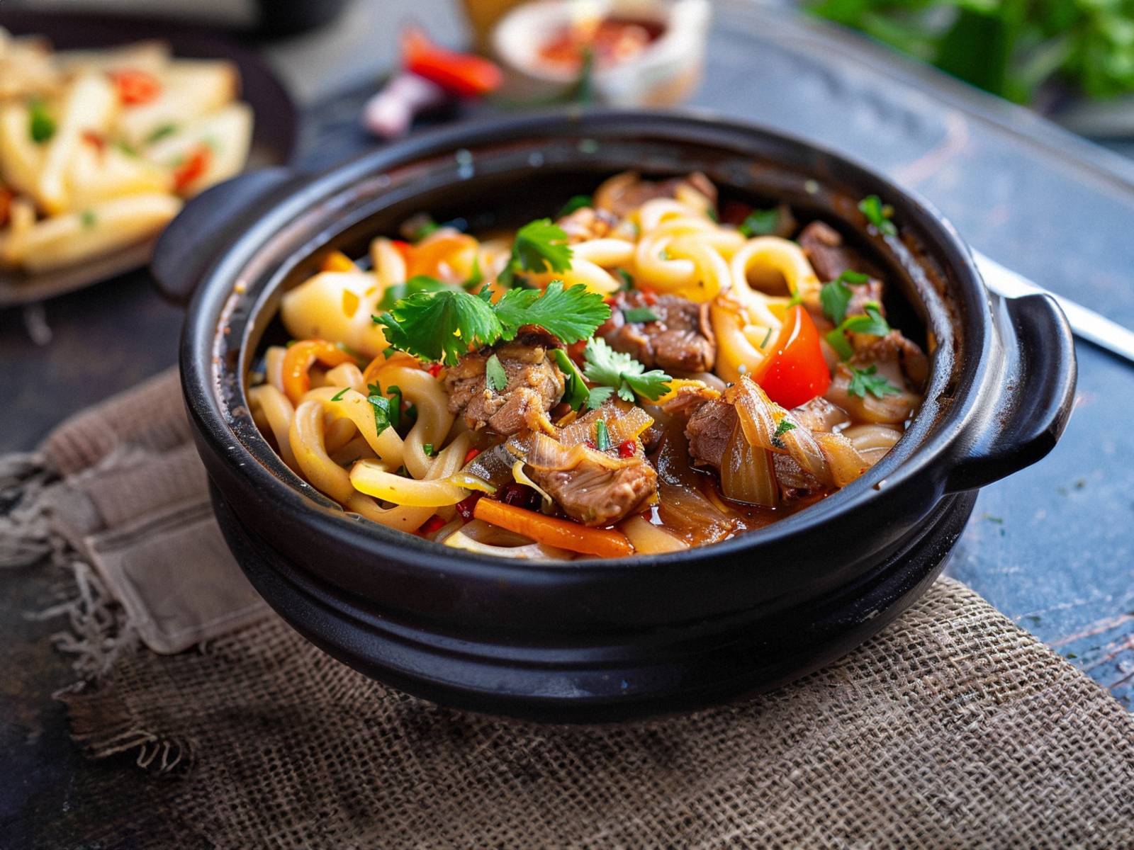 Лагман из говядины