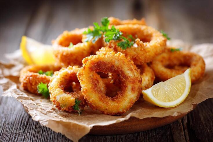 Кальмары «Фритти – пьяно»