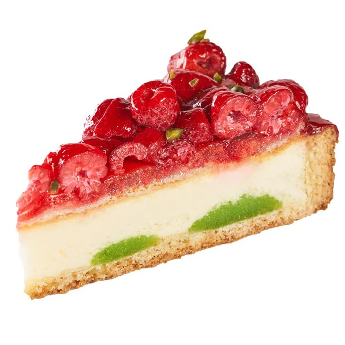 Торт фисташковый с малиной